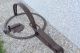 Antique Big Wrought Iron Trap,  Wolf,  Bear,  Blacksmith Hand Forged Rare Design Primitives photo 3