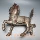 China Silver Bronze Handwork Carved Kirin Statue Other Antique Chinese Statues photo 6