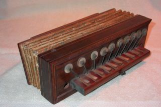 Antique,  Rare,  Small,  Concertina/accordian,  Squeeze Box photo