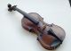 Fine Old Antique German Fullsize 4/4 Violin - Label Jacobus Stainer In Absam - String photo 9