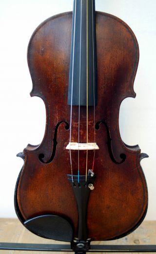 Fine Old Antique German Fullsize 4/4 Violin - Label Jacobus Stainer In Absam - photo