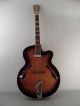 Old Archtop Vintage Jazz Neubauer Or Hoyer Guitar 50s Germany German Antique String photo 1