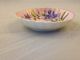 Hand Painted Decorative Floral Scalloped Edge Candy Snack Dish Plate 5 5/8 