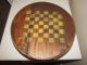 Cheese Box Checkerboard Stained Round Wooden Yellow Squares Boxes photo 9