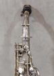 Antique 1920s Conn Silver Plate Soprano Saxophone & Case. Wind photo 9