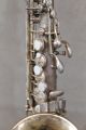 Antique 1920s Conn Silver Plate Soprano Saxophone & Case. Wind photo 10