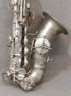 Antique 1920s Conn Silver Plate Soprano Saxophone & Case. Wind photo 6