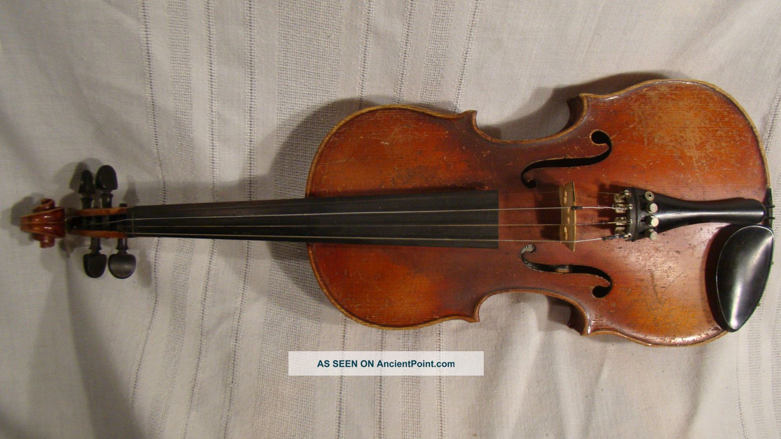 Old Violin From Local Estate John Juzek Prague Czechoslovakia And Germany String photo