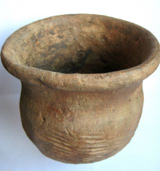 Circa.  2500 B.  C British Found Bronze Age Beaker Period Burial - Cinerary Urn photo