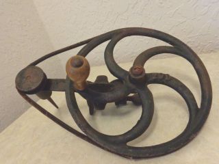 Cast Iron Bobbin Winder Hand Crank 299 Legare? Csm Circular Sock Knit Machine photo