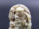 Ingenious Chinese Fine Xiu Jade Hand Carved Statues Shaolin Damour Buddha photo 1