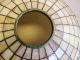 Geometric Art Nouveau Lamp W/ Handel Base C.  1910 Leaded Stained Glass Antique Art Nouveau photo 5