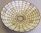 Geometric Art Nouveau Lamp W/ Handel Base C.  1910 Leaded Stained Glass Antique Art Nouveau photo 6