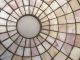 Geometric Art Nouveau Lamp W/ Handel Base C.  1910 Leaded Stained Glass Antique Art Nouveau photo 7