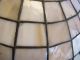 Geometric Art Nouveau Lamp W/ Handel Base C.  1910 Leaded Stained Glass Antique Art Nouveau photo 8