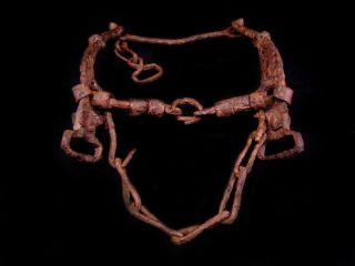 Choice Top Preserved Medieval Iron Horse Bit Bridle, photo