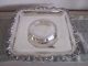Poole Vintage E P C A Old English Silver Plate Tray 5039 Serving Platter 14 X 14 Platters & Trays photo 2