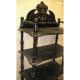 Antique Spanish American War Era Naval King Alfonso Xii Carved Etagere C.  1880 1800-1899 photo 8