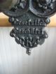 Orante Antique German Bean Slicer Heavy Metal Cast Iron Early 1900s Kitchen Tool Trivets photo 5