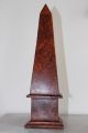Antique Australian Burr Huon Pine Obelisk Art Deco 1920 Colonial Australiana Woodenware photo 3