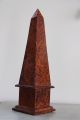 Antique Australian Burr Huon Pine Obelisk Art Deco 1920 Colonial Australiana Woodenware photo 5