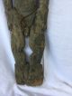 Antique African Tribal Figure Carved Wood Tribal Art Male Figure Sculptures & Statues photo 5