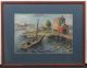 Vintage Gerrit Hondius Provincetown Ma Boat Harbor Oil Painting Nr Other Maritime Antiques photo 2