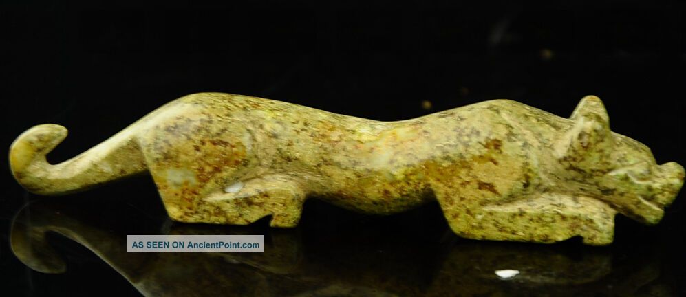 Chinese Old Jade Handmade The Statue Of Dragon A B37 Other Antique Chinese Statues photo
