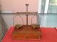 Vintage Rex Apothecary Balance Brass Scale With Wooden Base.  No Weights. Scales photo 1