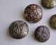 7 British Qvc 9th Royal Lancers Buttons C.  1855 Crimean War 3 Player/4 Firmin Buttons photo 1