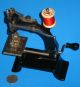 Victorian Baby Antique Sewing Machine Tiny Cast Metal Rare 1895 Crank A, Sewing Machines photo 8