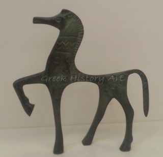 Bronze Geometric Horse photo