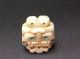 Pre - Columbian Aztec Style,  Tlaloc Pendant,  On Green Guatemalan Jade. The Americas photo 8