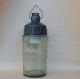 1 To 3 Vintage Industrial Rustic Bakelite Pendant Jar Glass Shade Lamp Light 20th Century photo 2