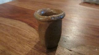 17th Century Dutch Stoneware Medicine Jar photo