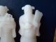 Antique Chinese Hand Carved Figures In White Hardstone. Jade/ Hardstone photo 3