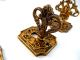 Gold Antique Vintage King Queen Victorian Style Skeleton Key Wall Mount Hooks Hooks & Brackets photo 2