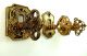 Gold Antique Vintage King Queen Victorian Style Skeleton Key Wall Mount Hooks Hooks & Brackets photo 6