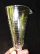 Circa 1900 Clear Glass Footed Tapered 8 Oz.  Graduated Beaker / Apothecary Bottles & Jars photo 3
