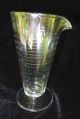 Circa 1900 Clear Glass Footed Tapered 8 Oz.  Graduated Beaker / Apothecary Bottles & Jars photo 4