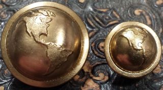 1893 World Columbia Exibition 23mm Coat & 15mm Cuff Button - Browning King Co photo