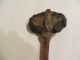 Paleolithic Hand Made Tool,  Wooden Handle W/rock Head Primitives photo 1