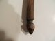 Paleolithic Hand Made Tool,  Wooden Handle W/rock Head Primitives photo 4