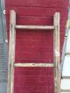 Authentic Wood Wooden Ladder Primitive 6 Ft Farm House Rustic Log Cabin Primitives photo 1