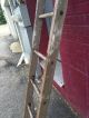 Authentic Wood Wooden Ladder Primitive 6 Ft Farm House Rustic Log Cabin Primitives photo 5