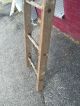 Authentic Wood Wooden Ladder Primitive 6 Ft Farm House Rustic Log Cabin Primitives photo 6