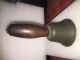 5 Inch Wooden Handle School Bell Primitive Metal Base Rings Perfectly Primitives photo 9