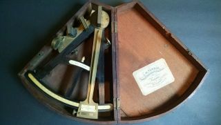 Antique William Cary Sextant Made In London Circa 1800 photo