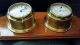Vintage Danbar Ship ' S Bell Maritime Brass Quartz Clock And Barometer Clocks photo 1