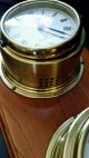 Vintage Danbar Ship ' S Bell Maritime Brass Quartz Clock And Barometer Clocks photo 5